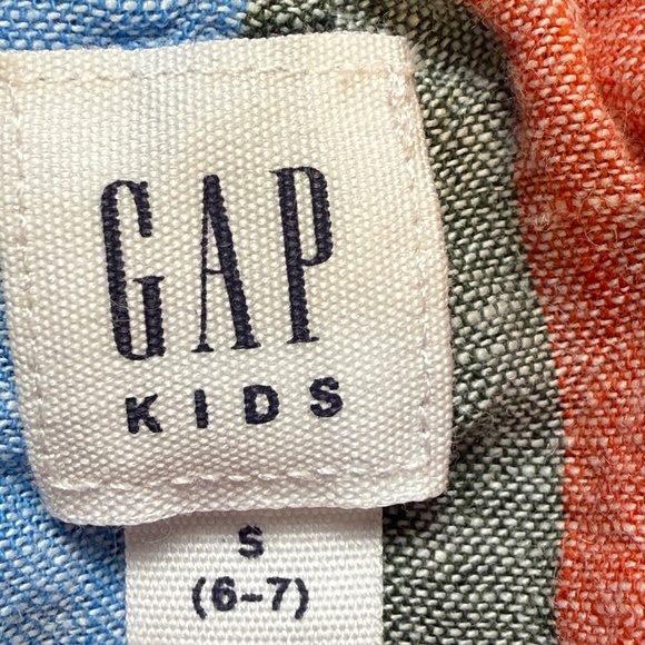 Gap Girls Cotton Puff Sleeve Top, Set of 2, Size Small, Linen, Eyelet, Summer - Picture 2 of 16